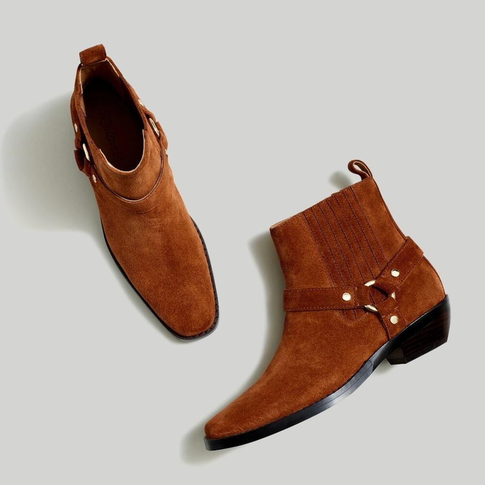 Madewell Brown Ankle Boots Size 8M Women’s New